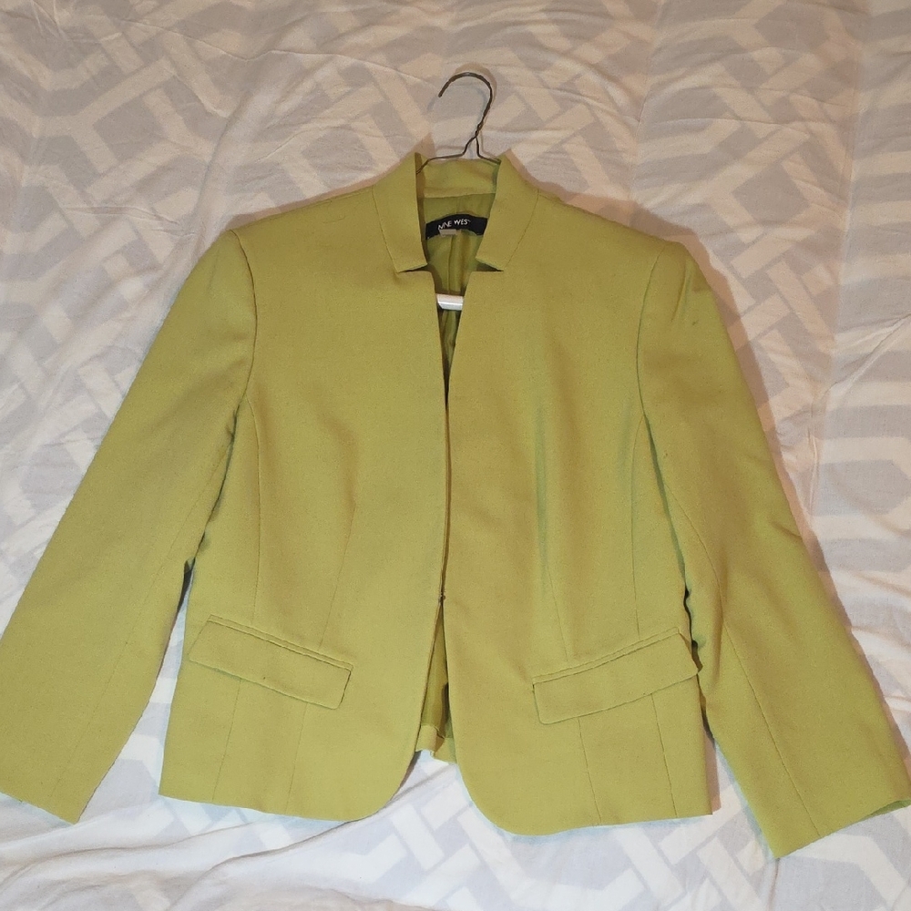 Nine West Lime Green Blazer